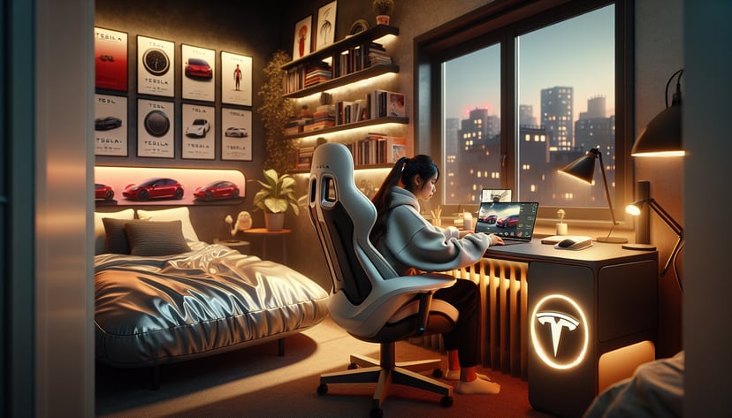 Tesla ambiented room